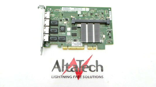 HP 491838-001 Quad Port Gigabit PCI-E NC375I Network Adapter, Used