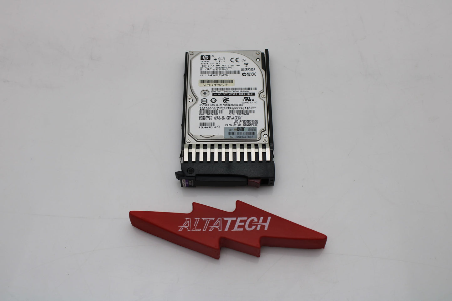 HP 493083-001 300GB 10K 3G DP SAS 2.5" Hot-Plug HDD, Used