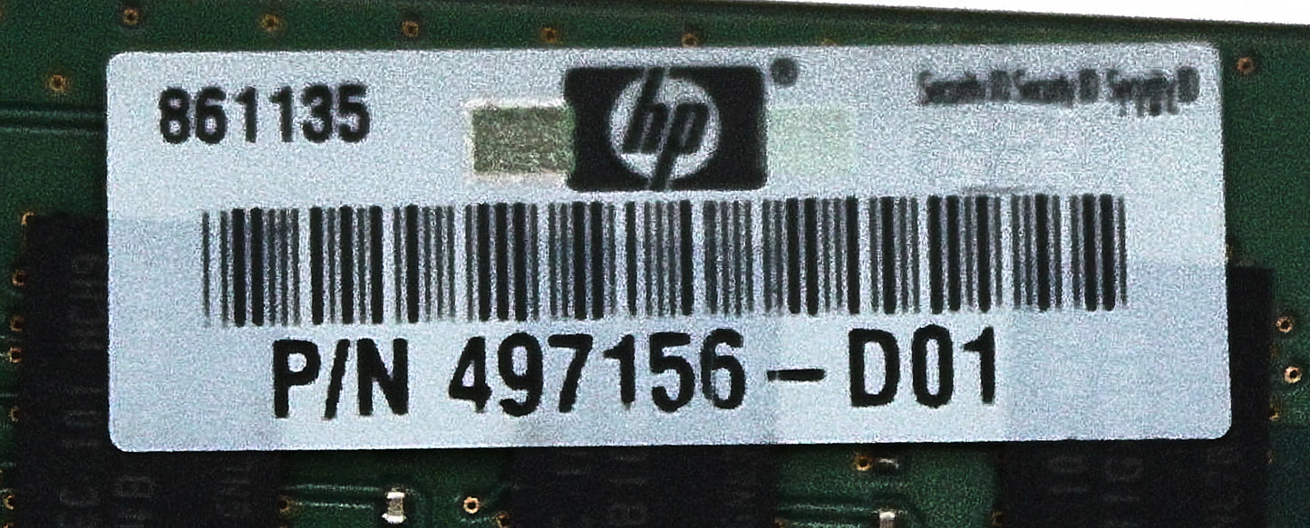 HP 497156-D01 1GB PC3-10600U DDR3-1333 1RX8 N-ECC, Used