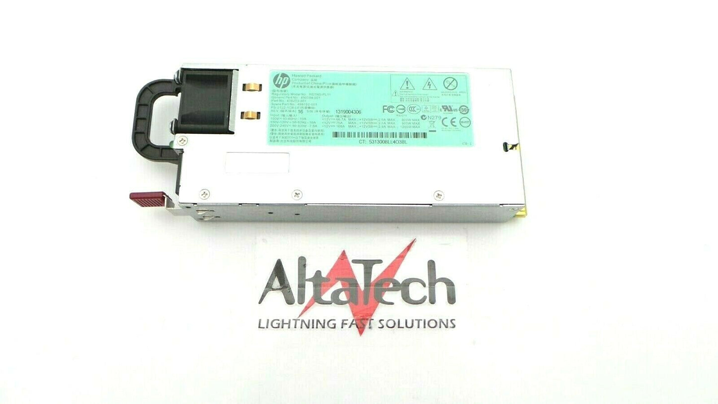 HP 498152-001 1200 Watt Hot-Swap 12V AC Power Supply, Used