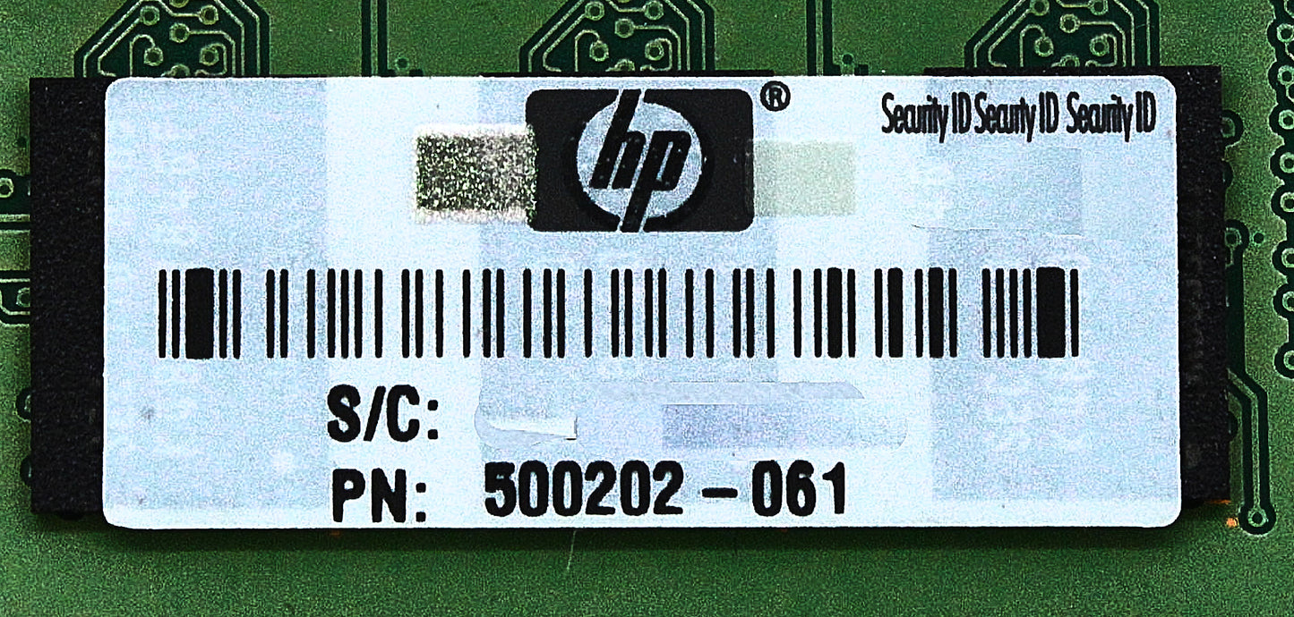 HP 500202-001 2GB PC3-10600R DDR3-1333 2RX8 ECC, Used