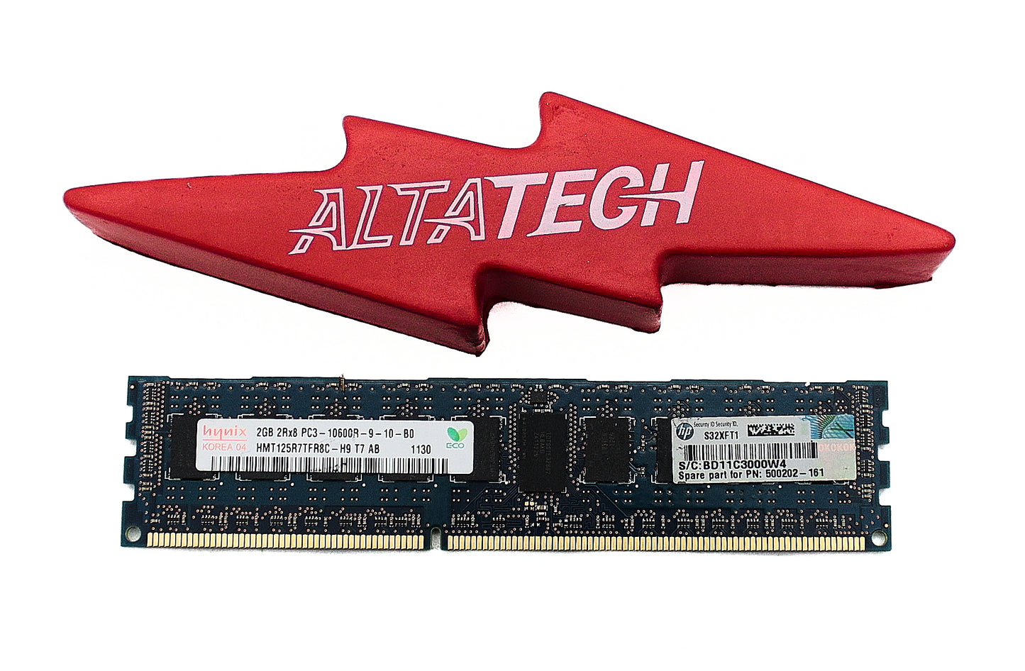 HP 500202-161_NOB 2GB (1X2GB) 2RX8 PC3-10600R DIMM, New Open Box