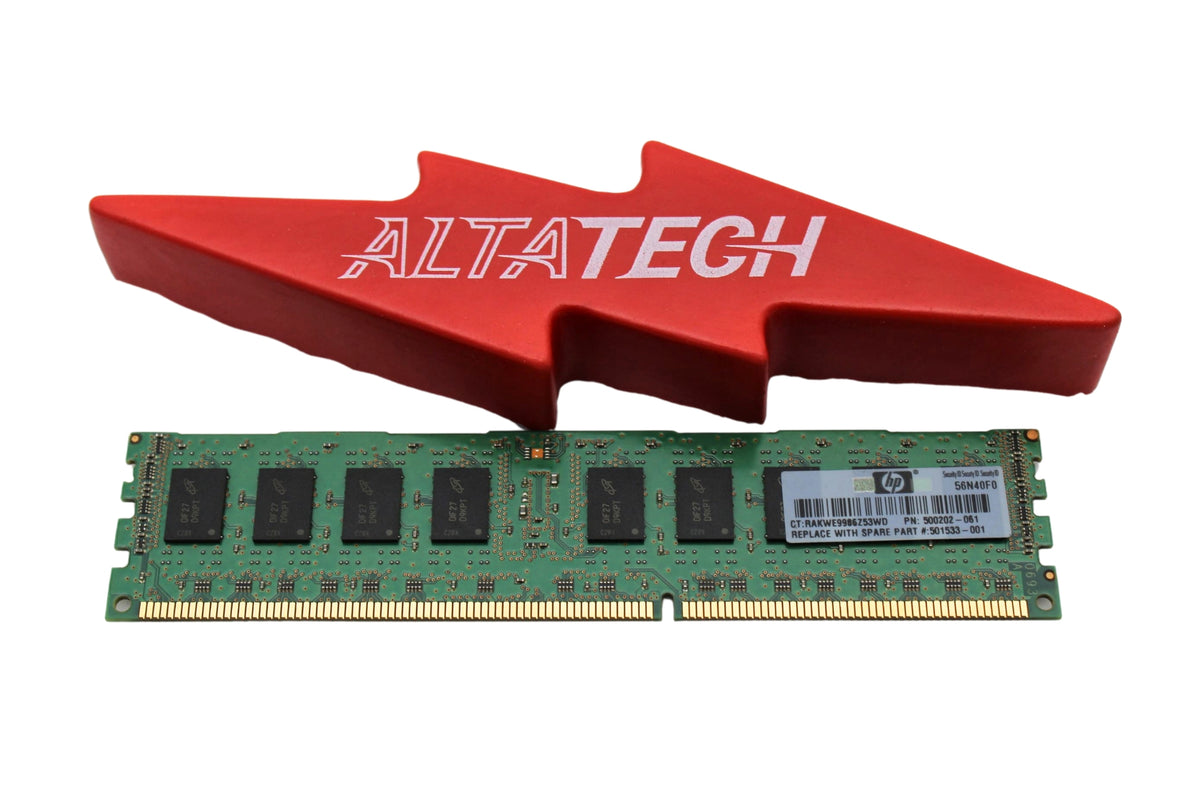 HP 500657-B21 2GB PC3-10600R DDR3-1333 2RX8 ECC, Used