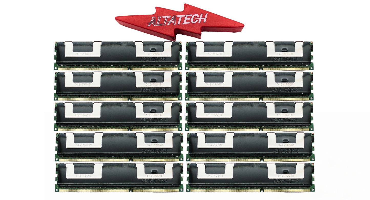 HP 501534-001_X10 4GB 2RX4 PC3-10600R-9 DDR3 KIT, Used