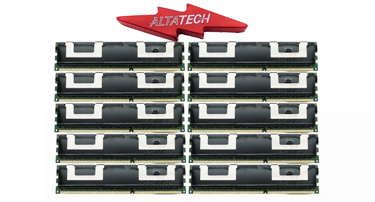 HP 501534-001_X10 4GB 2RX4 PC3-10600R-9 DDR3 KIT, Used