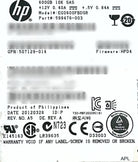 HP 507129-014 600GB SAS 6G 10K SFF DP HDD Hard Disk Drive 2.5 Inch, Used