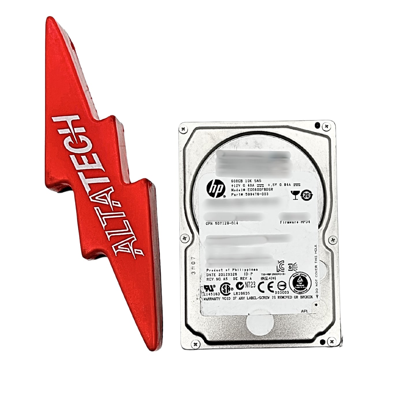 HP 507129-014 600GB SAS 6G 10K SFF DP HDD Hard Disk Drive 2.5 Inch, Used