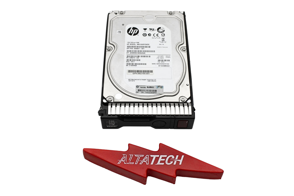 HP 507613-001 1TB 7.2k DP 6G SAS LFF SC HDD, Used