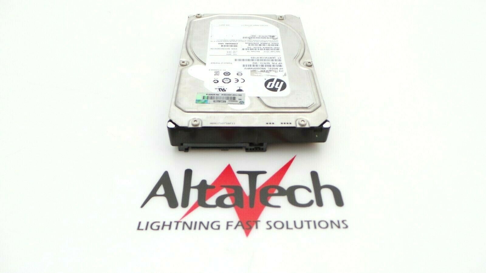 HP 507613-002 2TB 6G 7.2K RPM 3.5" SAS Hard Disk Drive, Used