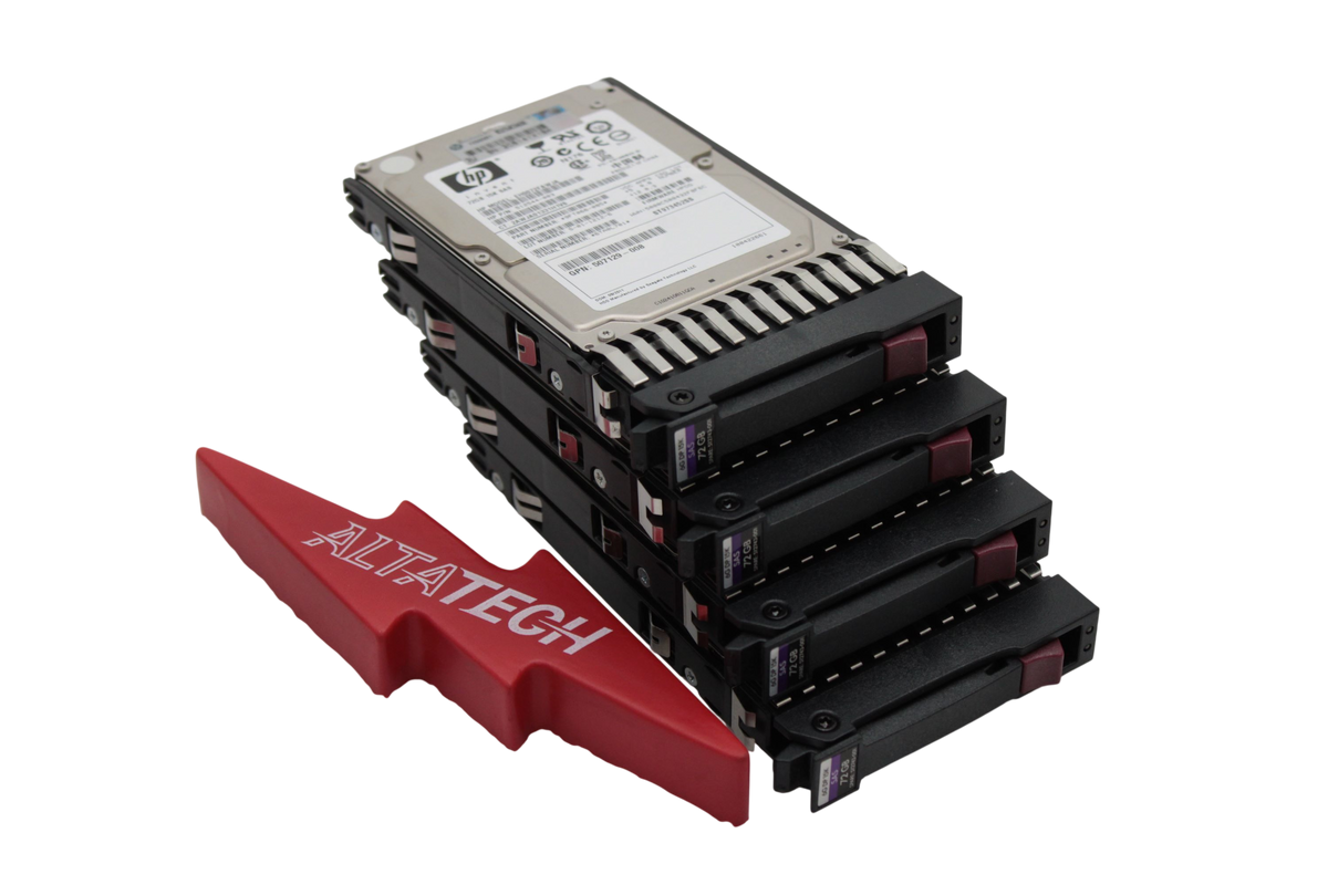 HP 512743-001_x4 72GB 15K SAS 2.5 6G, Used