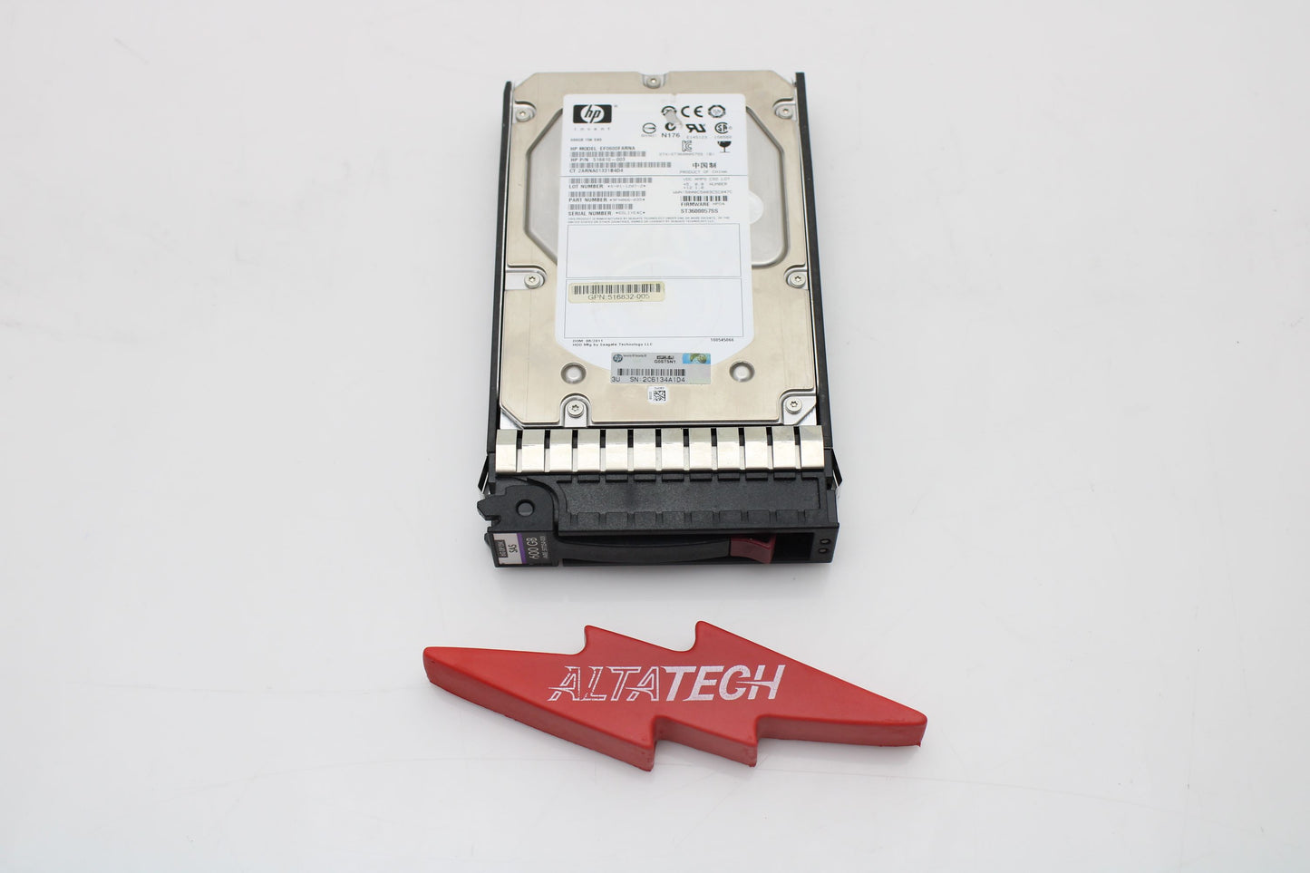 HP 517354-001 600GB 15k 6G DP SAS 3.5" Hot-Plug Hard Drive, Used