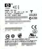 HP 533871-003 600GB G6 SAS 15K 3.5 Inch LFF DP HDD, Used