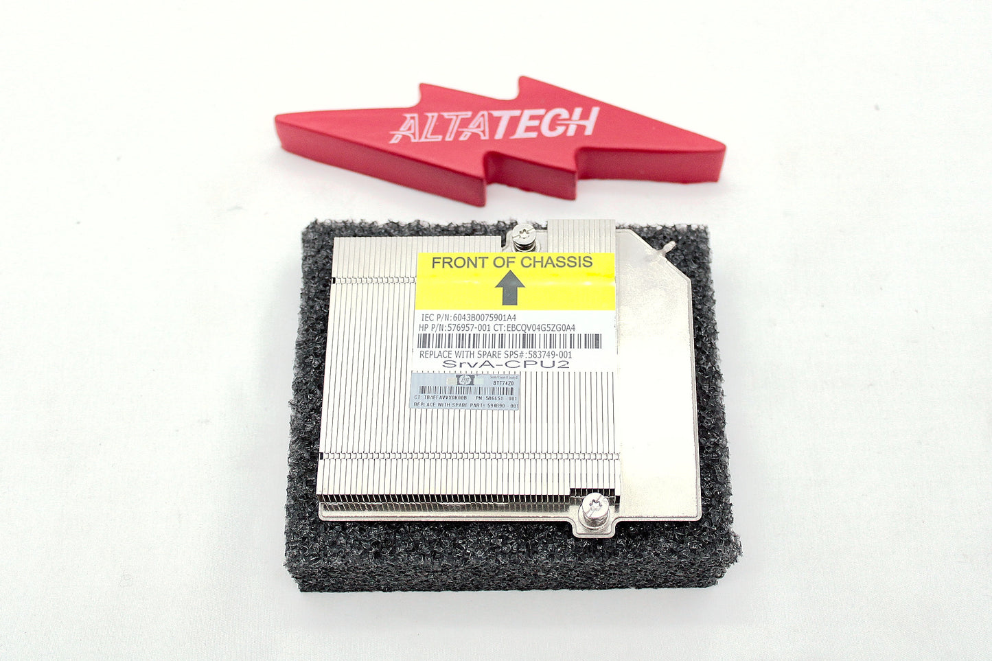 HP 583749-001 BL2X22OC 2ND CPU HEATSINK, Used
