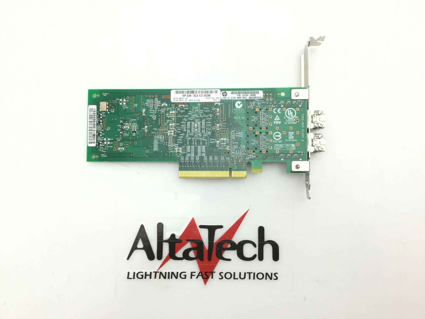 HP 584777-001 PCI Express Dual-Port 8 GB Fibre Channel Host Bus Adapter, Used