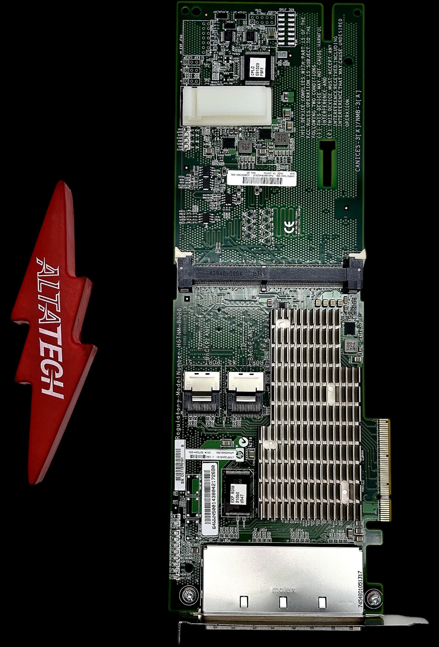 HP 587224-001 PCI-E P812/0GB SAS CONTROLLER, Used