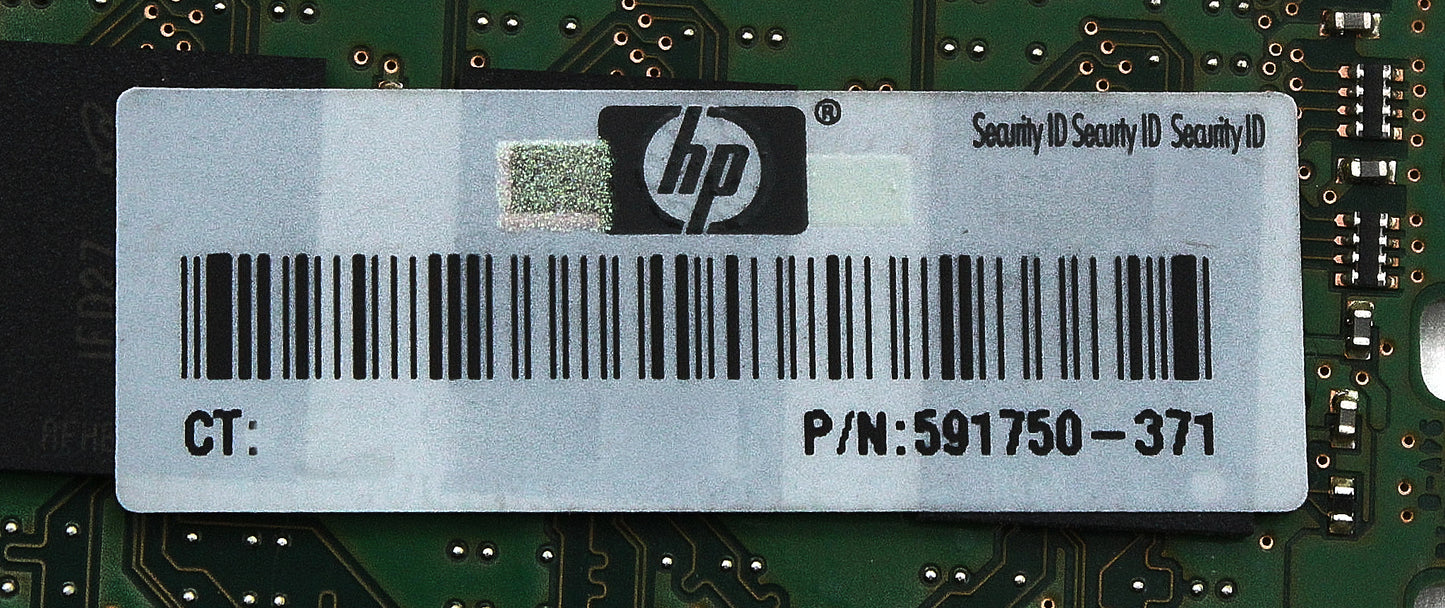 HP 591750-371 4GB 1RX4 PC3-10600 MEMORY DIMM, Used