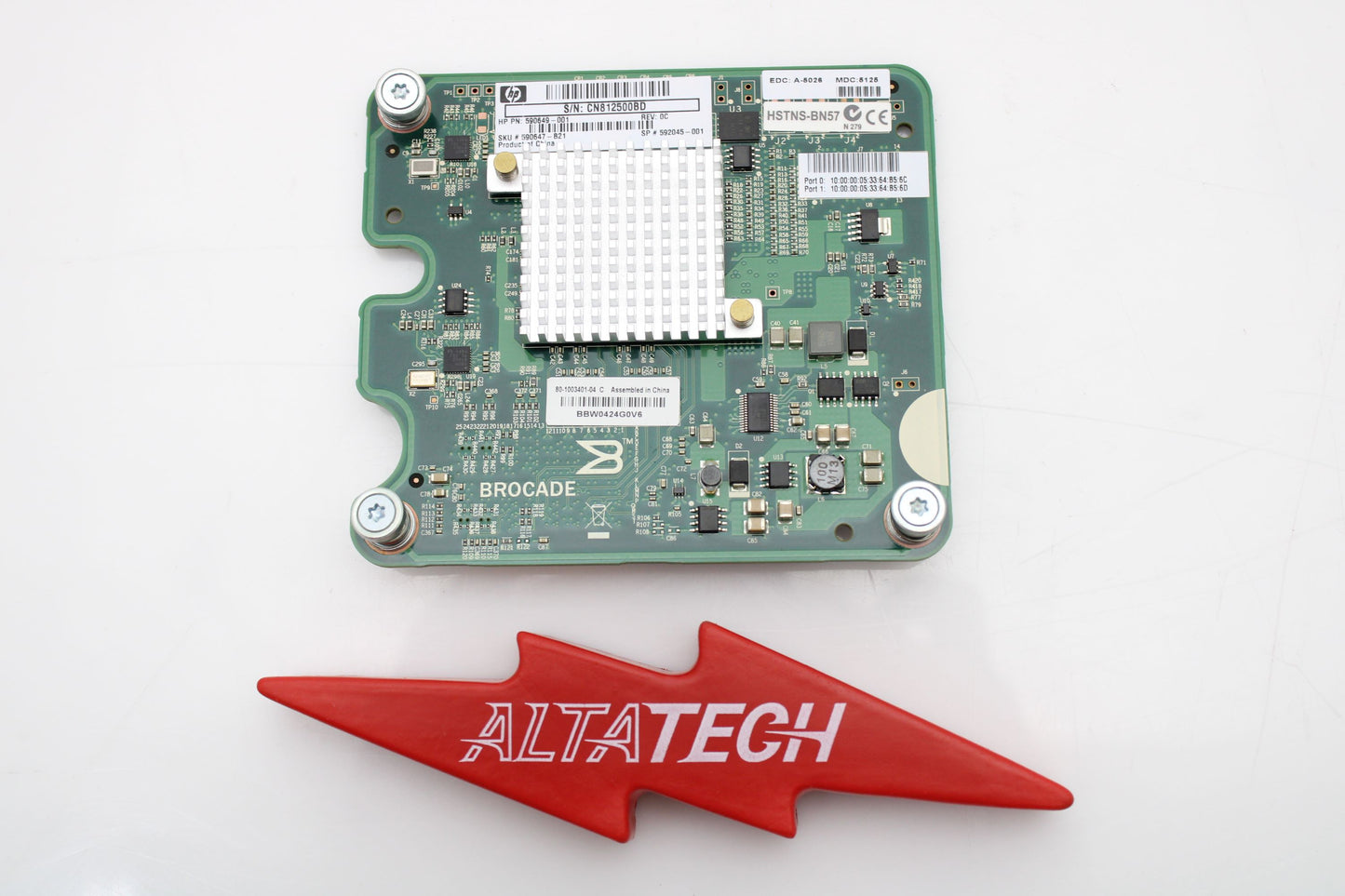 HP 592045-001 BC804 8GB FC HBA Mezzanine Adapter, Used