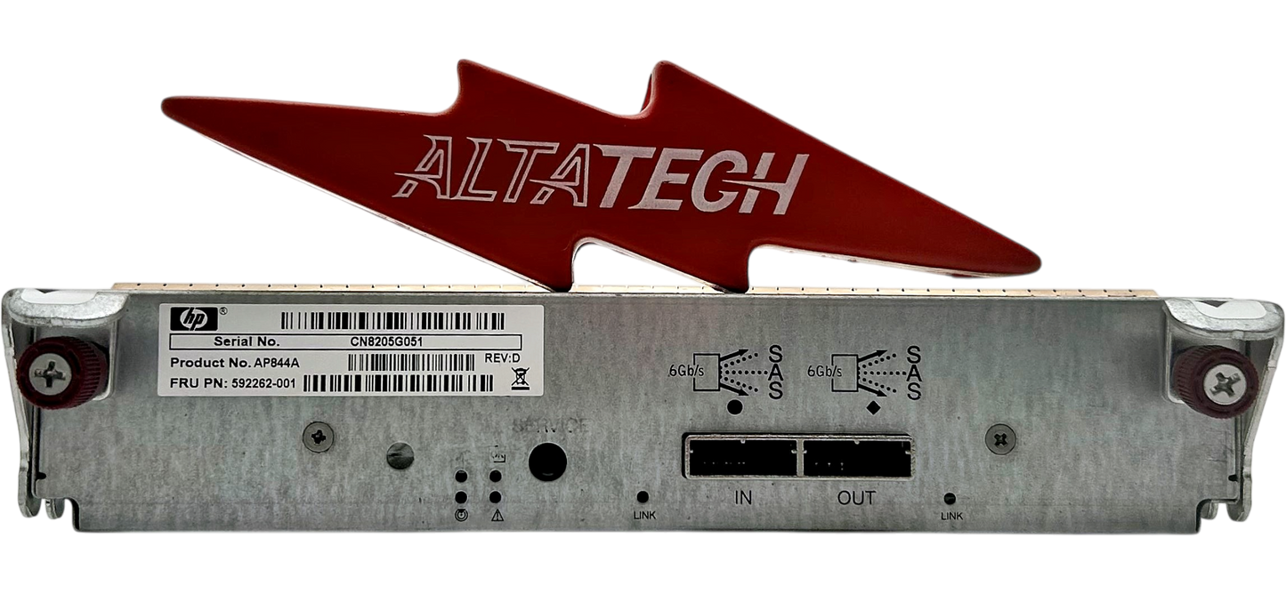 HP 592262-001 6GB SAS I/O MODULE (P2000G3), Used