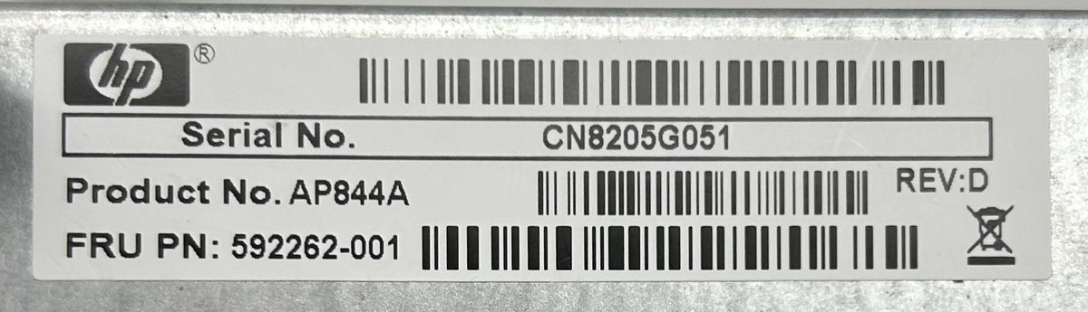 HP 592262-001 6GB SAS I/O MODULE (P2000G3), Used