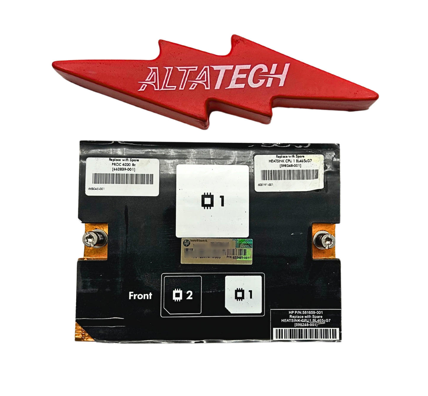 HP 598248-001 CPU 1 HEATSINK (BL465CG7), Used