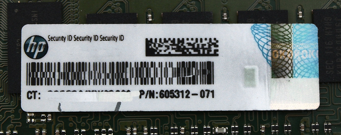 HP 605312-071 4GB 1RX4 PC3L-10600R-9, Used