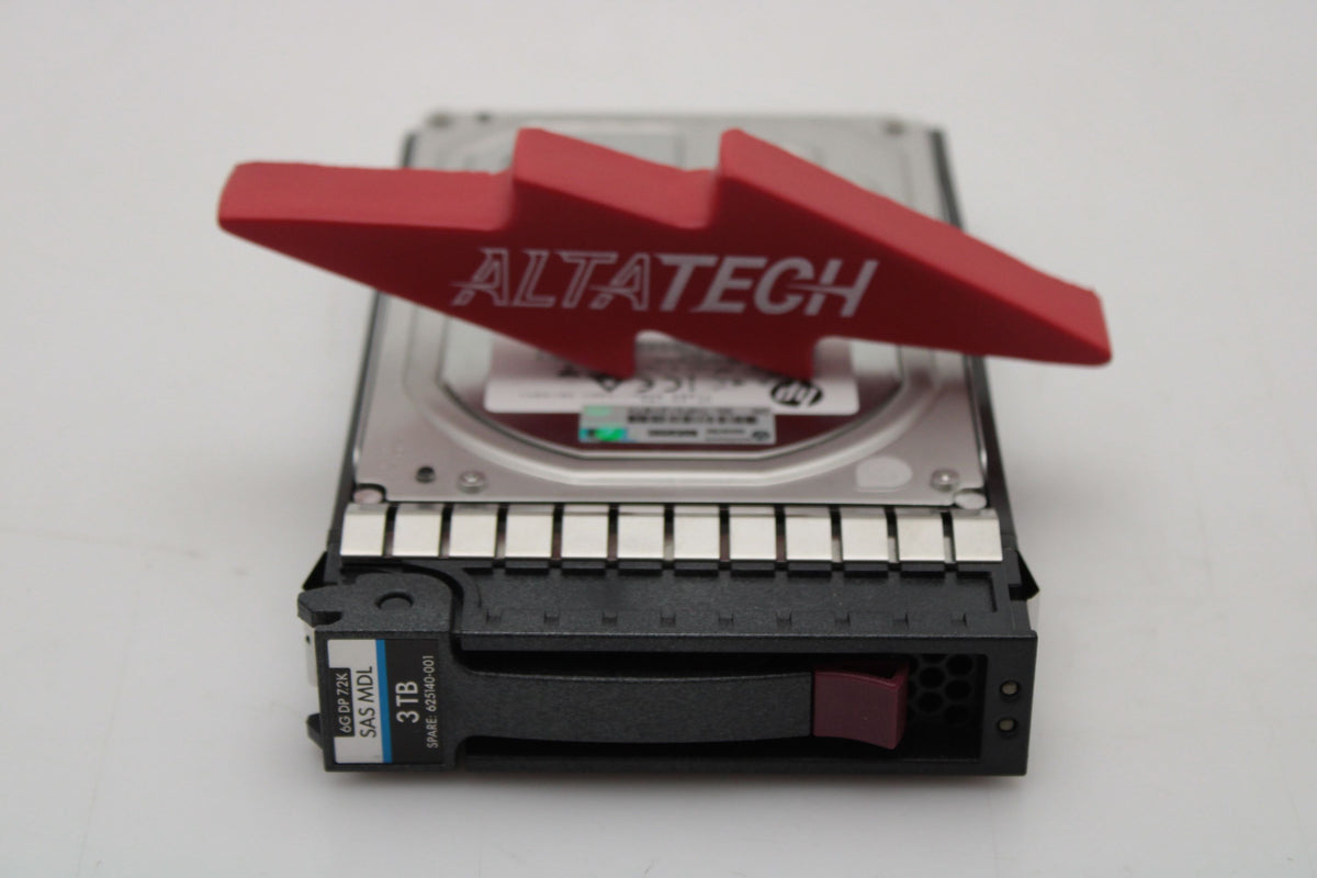 HP 625030-001 3TB 6G 7.2K LFF MDL SAS HDD, Used