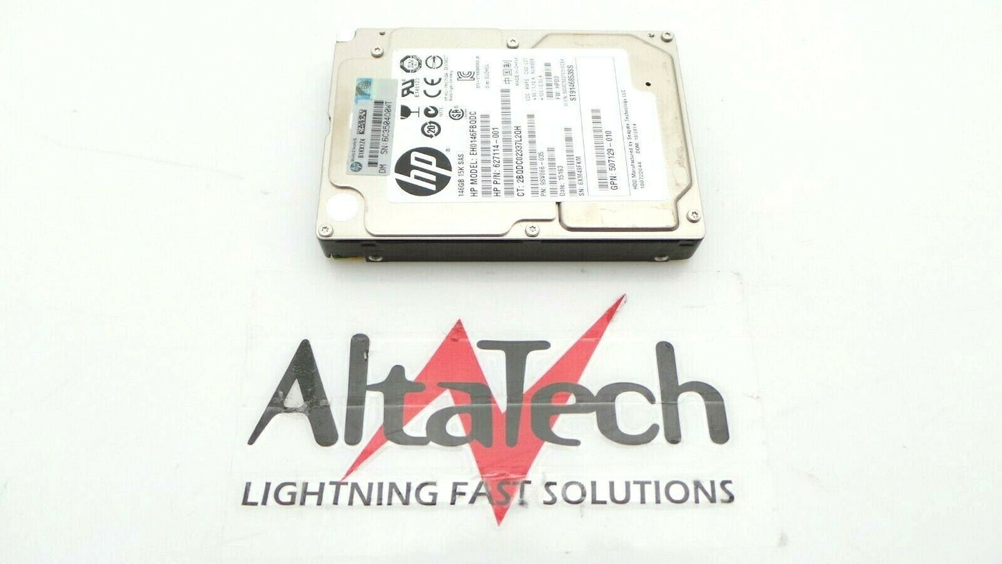 HP 627114-001 146GB 15K SAS 2.5" Hard Drive, Used