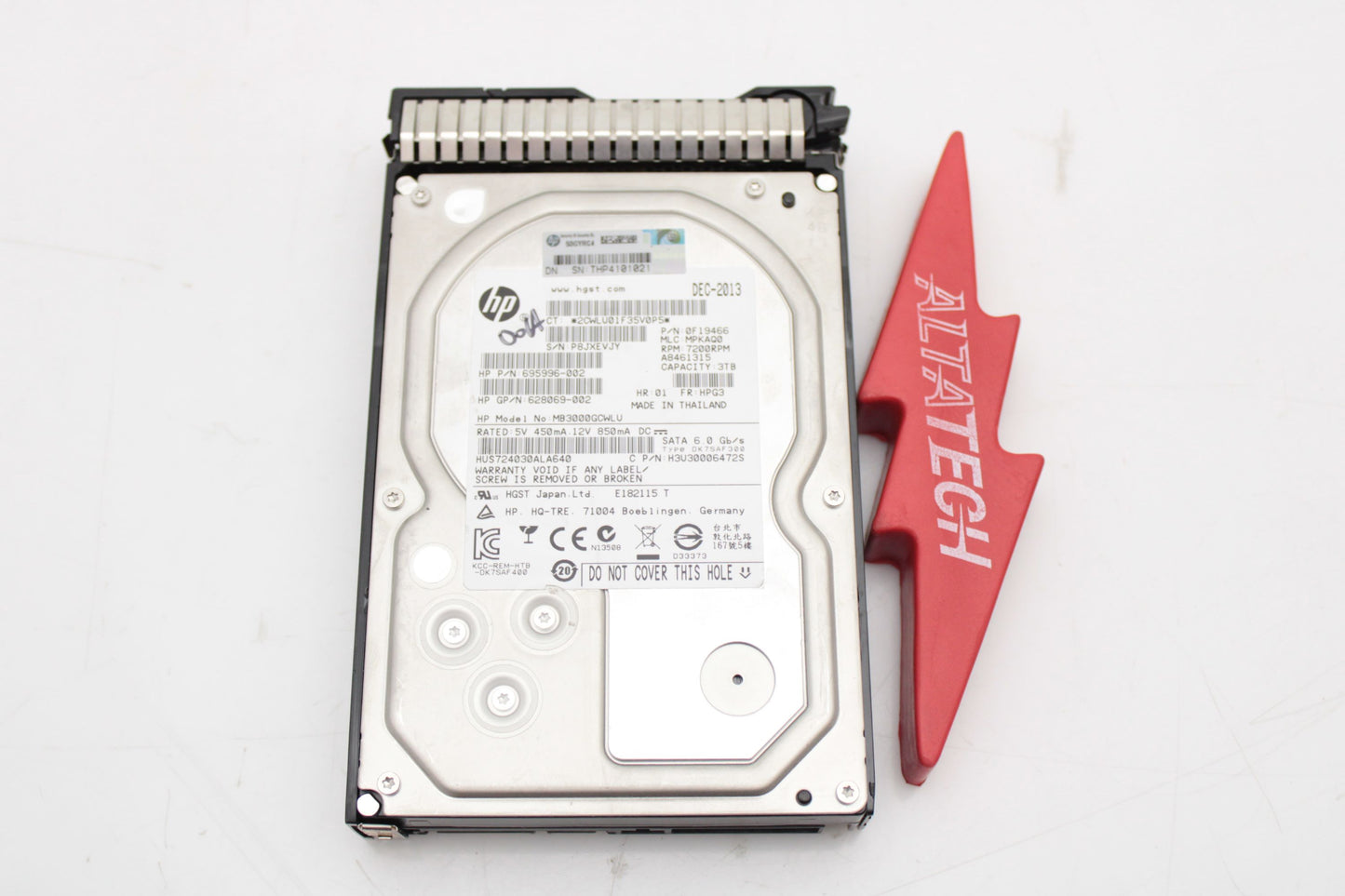 HP 628061-B21 3TB 6G SATA 7.2K 3.5IN SC MDL HDD, Used