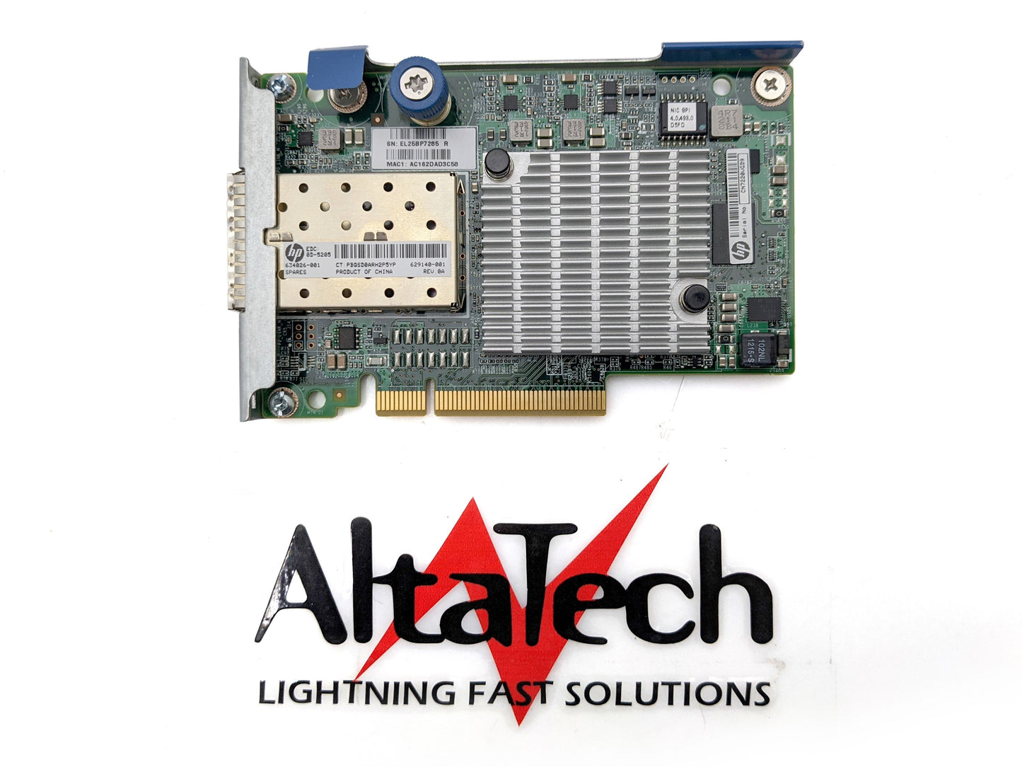 HP 629142-B21 FlexFabric 10Gb/s 2-Port 554FLR-SFP+ Adapter, Used