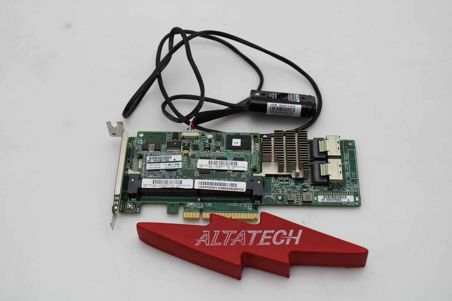 HP 631671-B21 P420/2GB FBWC 6GB 2-PORTS INT SAS, Used