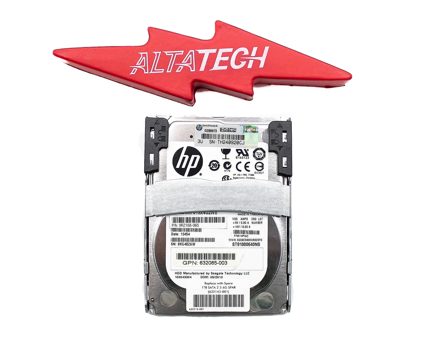 HP 632143-001 1TB 7.2K 6G SFF QR SATA HDD, Used