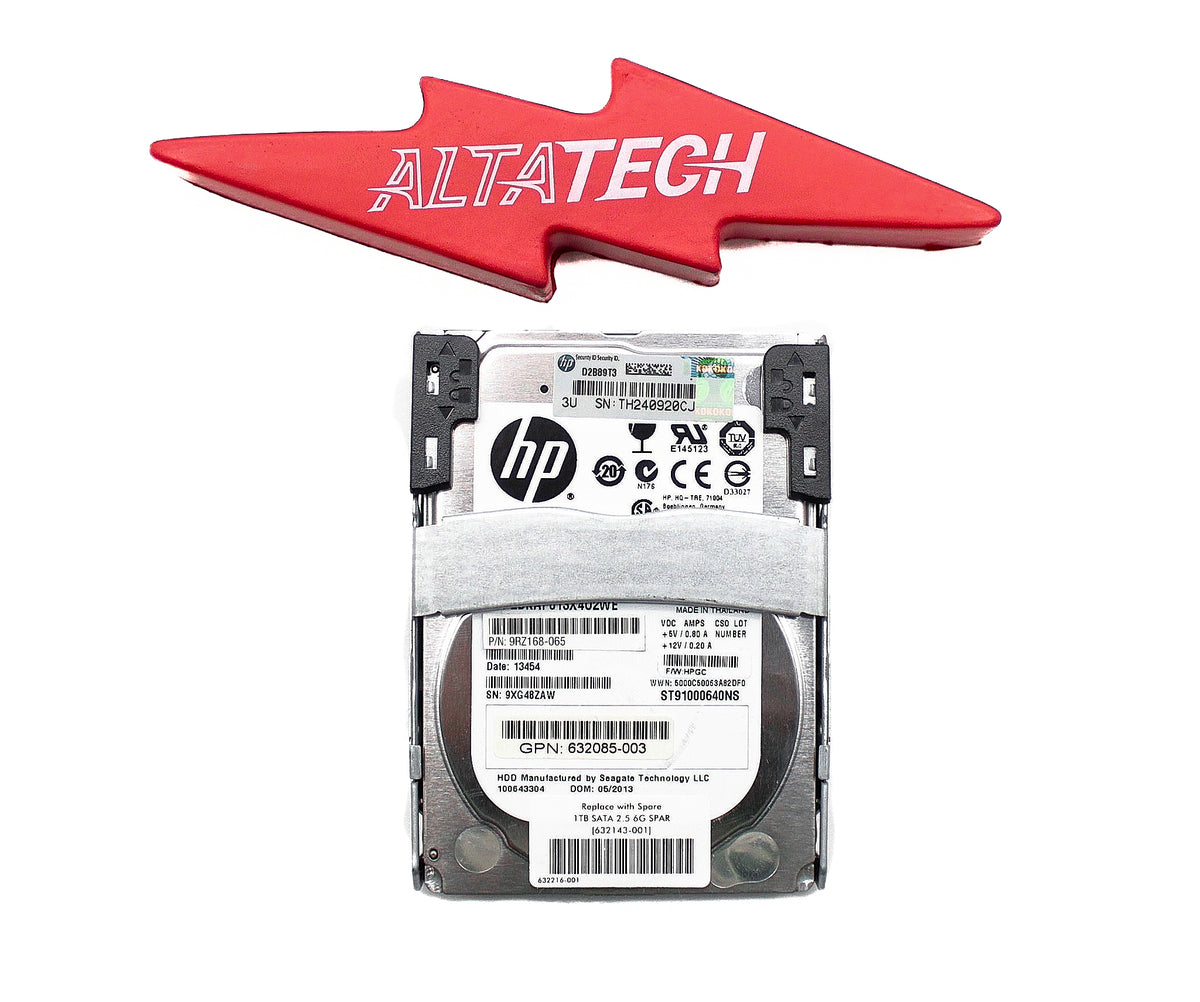HP 632143-001 1TB 7.2K 6G SFF QR SATA HDD, Used