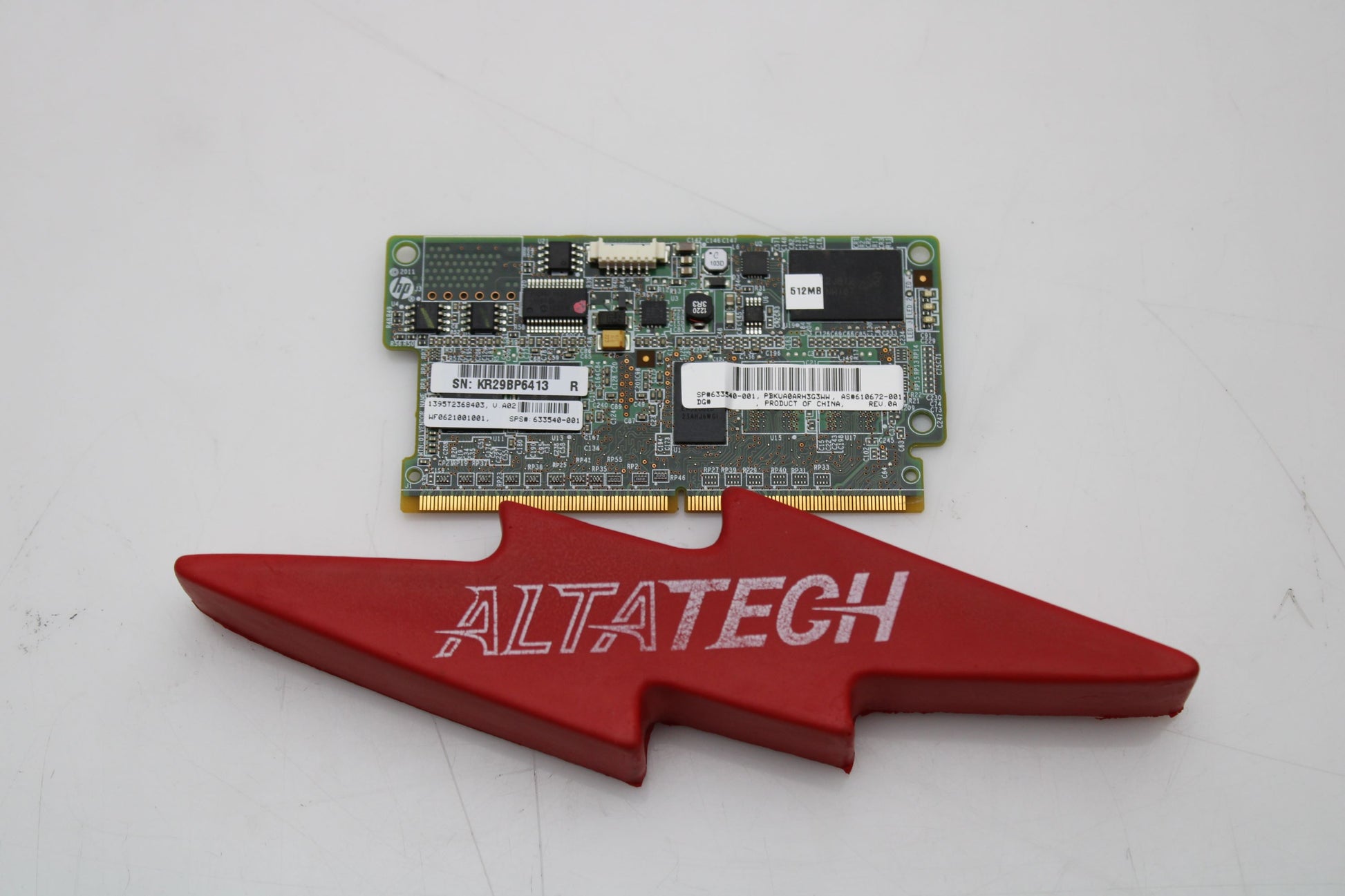 HP 633540-001 512MB Card Smart Array FDWC Flash Back Write Cache, Used
