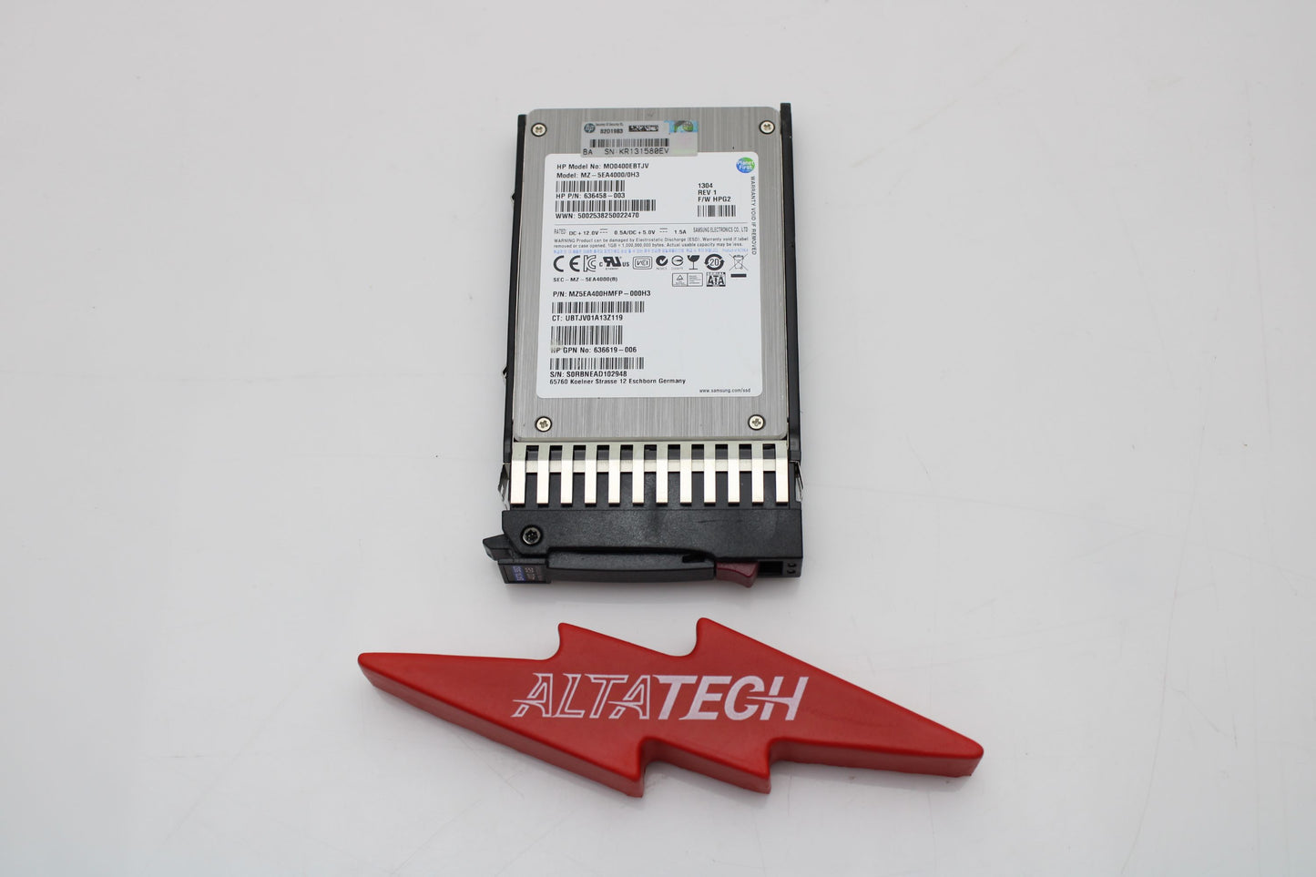 HP 636597-B21 400GB 3G SATA MLC 2.5in EM SSD, Used