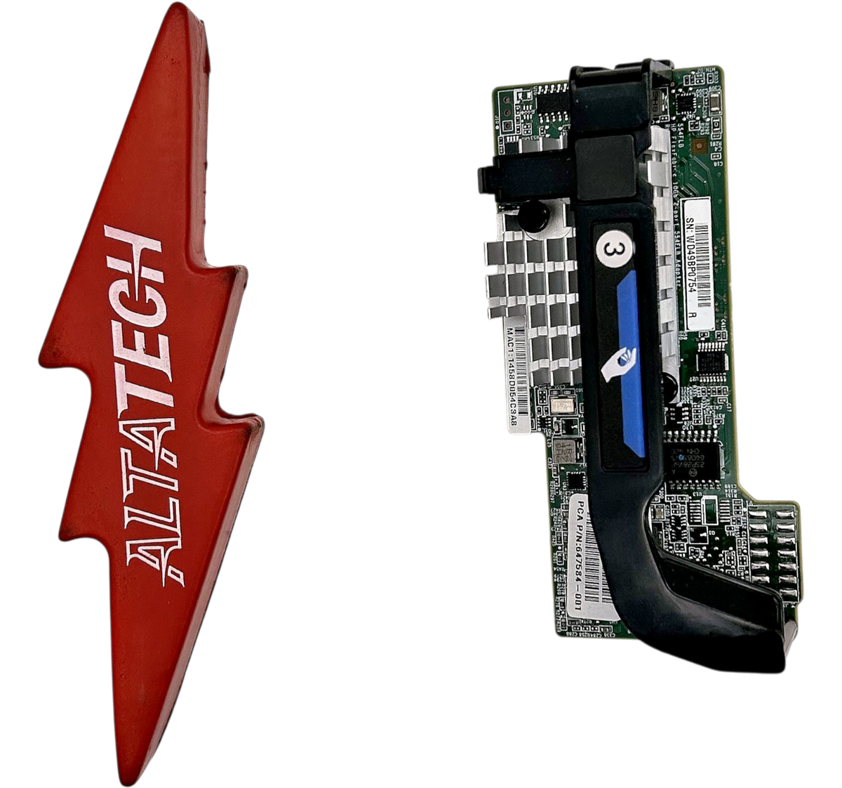 HP 647584-001 10GB 554FLB NETWORK ADAPTER MEZZ, Used