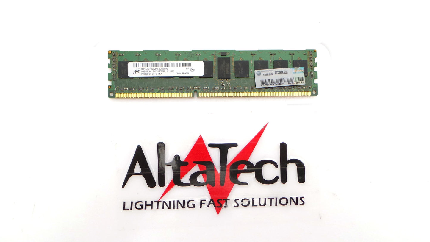 HP 647651-071 8GB PC3-12800R DDR3-1600 1RX4 ECC, Used