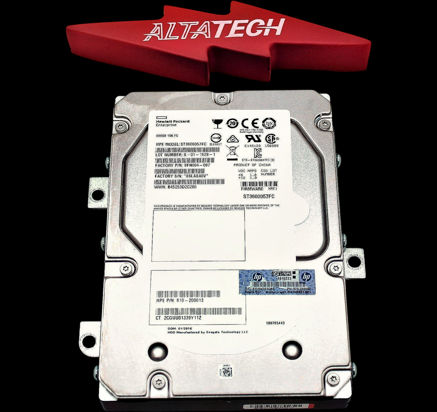 HP 649821-001 600GB 4G 15K LFF FC HDD (3PAR), Used