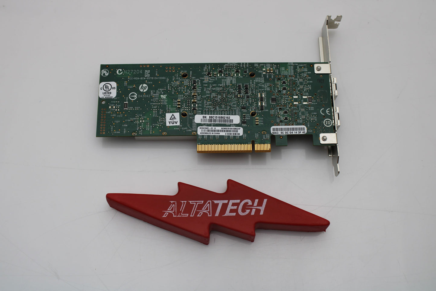 HP 652501-001 10GB Dual Port 530SFP+ Adapter, Used