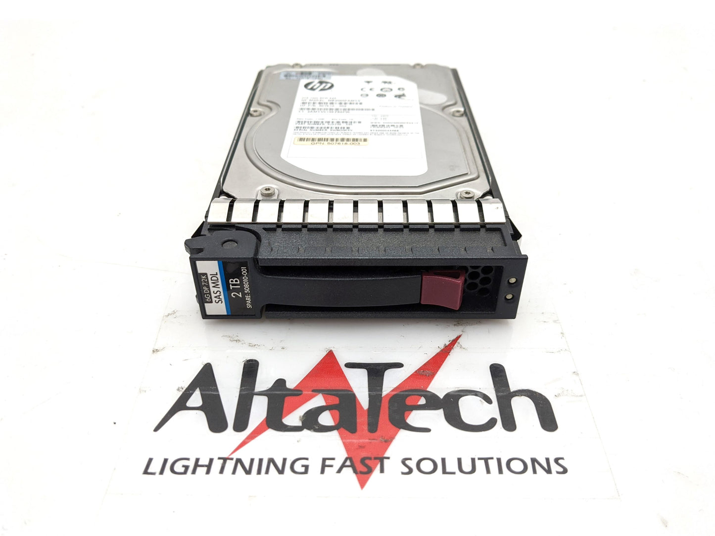 HP 652757-B21 2TB 7.2K SAS 3.5" Midline Hard Drive, Used