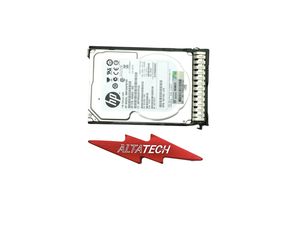 HP 653954-001 1TB 7.2K SAS 2.5" 6G SFF MDL, Used
