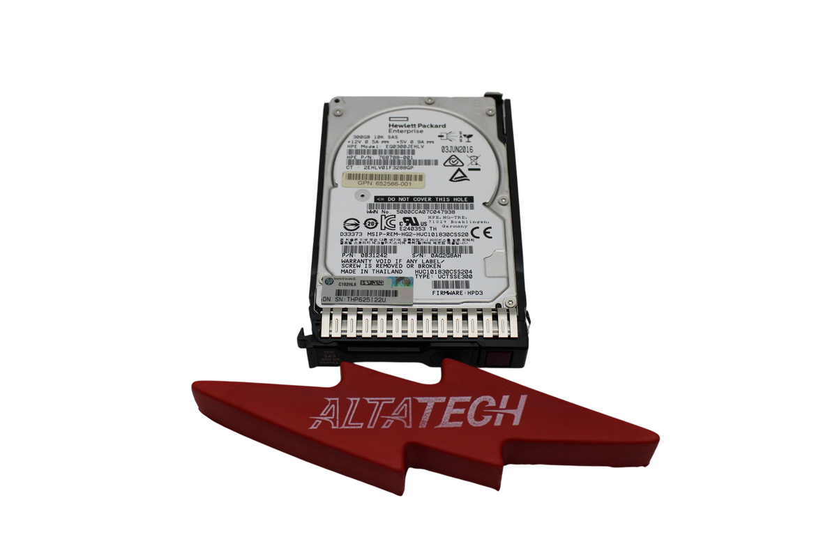 HP 653955-001 300GB 10K SFF SAS 2.5 SC, Used