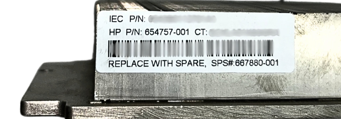 HP 654757-001 DL360P G8 HEATSINK, Used