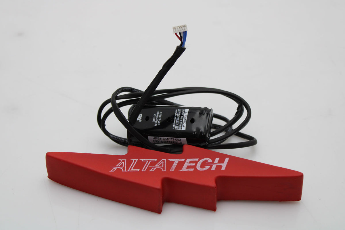 HP 654873-001 5.4V FBWC Capacitor Pack w/ 12" Cable, Used