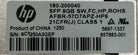 HP 657883-001 8Gb/s 8GBase-SW Multi-Mode Fibre 850nm 300m Duplex LC Connec, Used