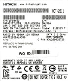 HP 657890-001 2TB 7.2K SATA 3.5 6G (3PAR), Used