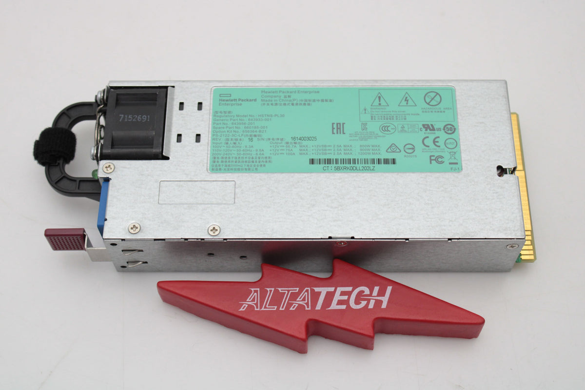 HP 660185-001 1200W CS PLAT HOT PLUG P.S., Used