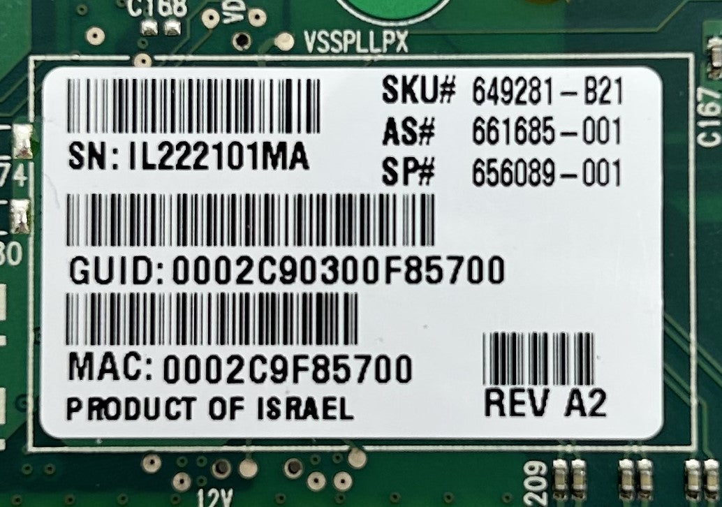 HP 661685-001 FDR/ETHERNET 10GB/40GB 2P 544QSFP, Used