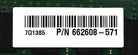 HP 662608-571 2GB PC3-12800E DDR3-1600 1RX8 ECC, Used