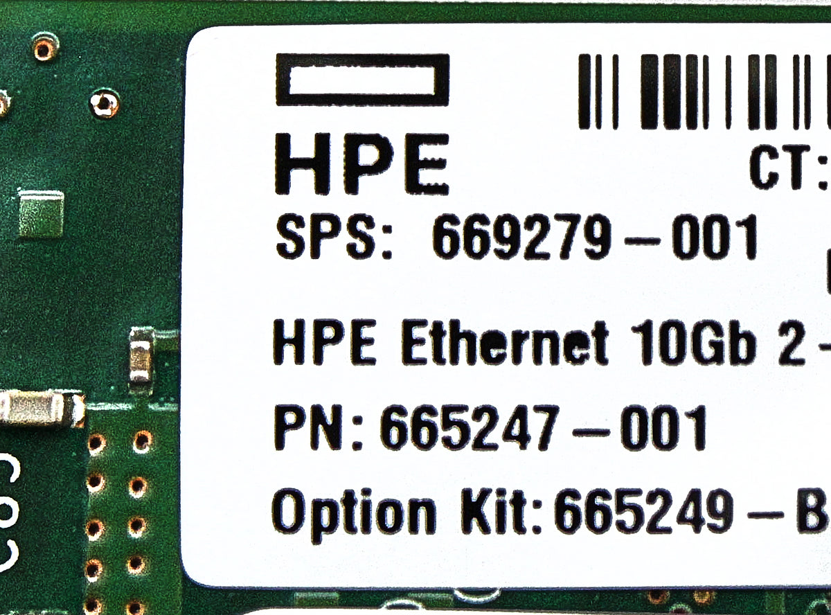 HP 665247-001 Ethernet 10GB 2P 560SFP+ Adapter, Used