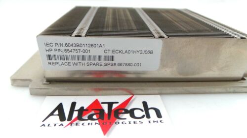HP 667880-001 ProLiant DL360P G8 Server CPU Processor Heatsink, Used